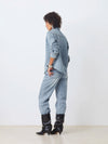 Leichte Denim Bluse Laos - Tempel Hamburg