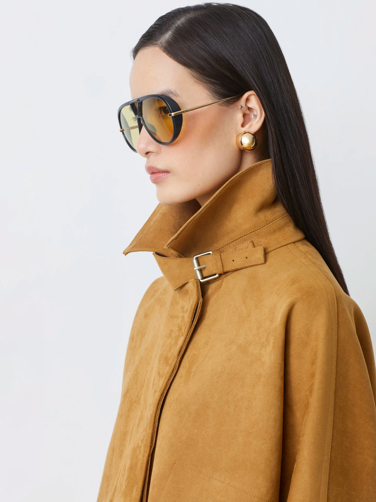 Kurze Jacke aus ECO - Wildleder - Tempel Hamburg