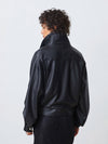 Biker-Jacke aus ECO - Leder mit doppeltem Kragen - Tempel Hamburg