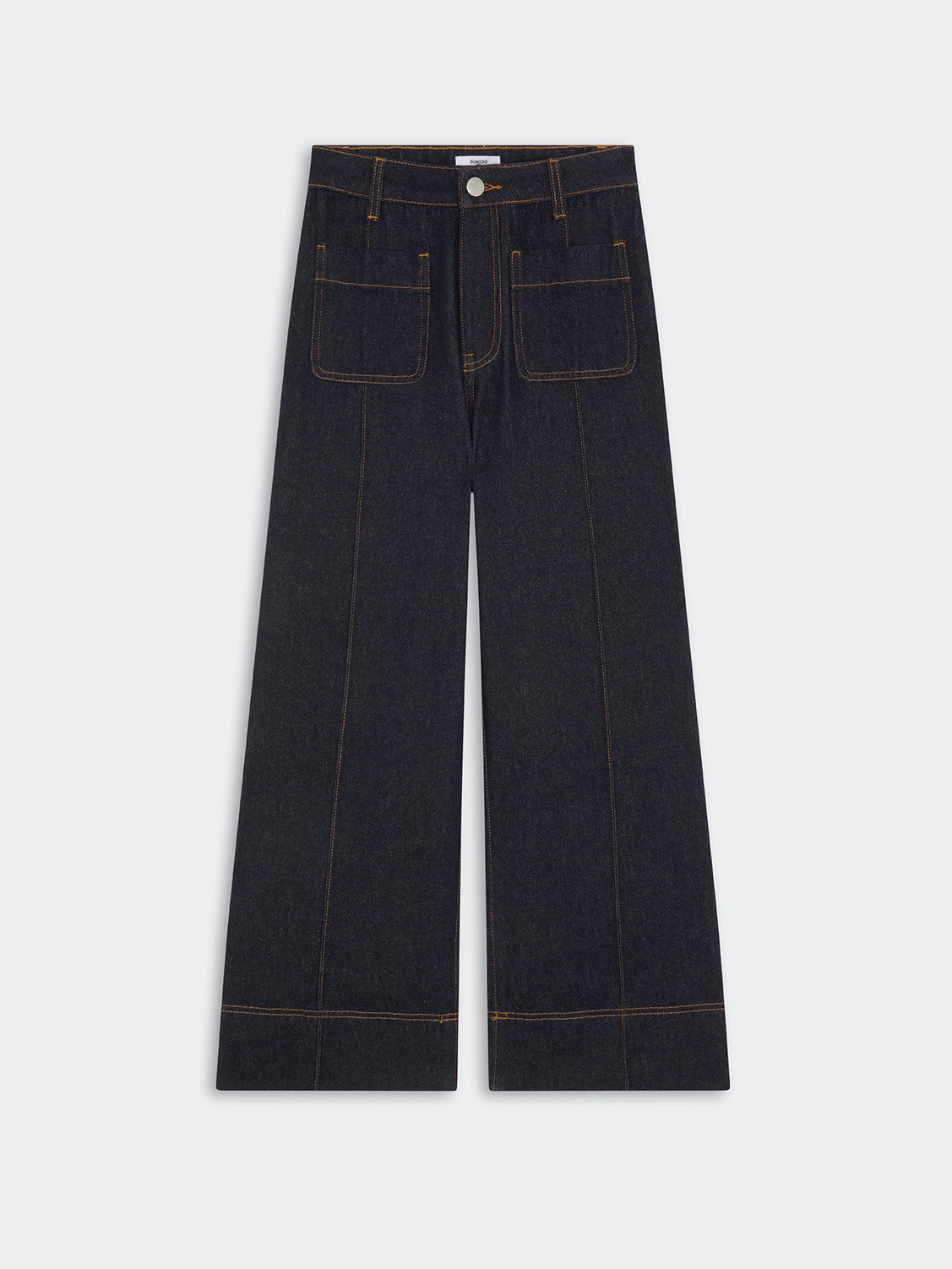 Wide Leg Jeans mit Taschendetails - Tempel Hamburg