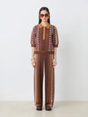 Lurex-Jacquard Hose - Tempel Hamburg