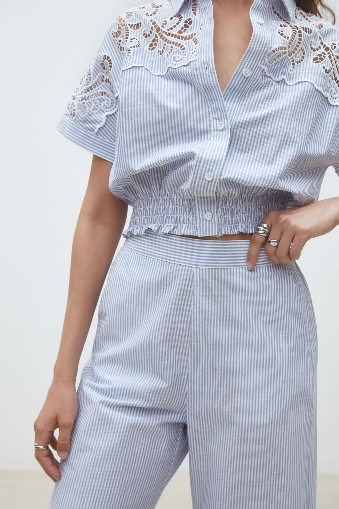 TLJoos Hose bestickt - Tempel Hamburg