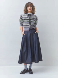 Midi-Jeansrock