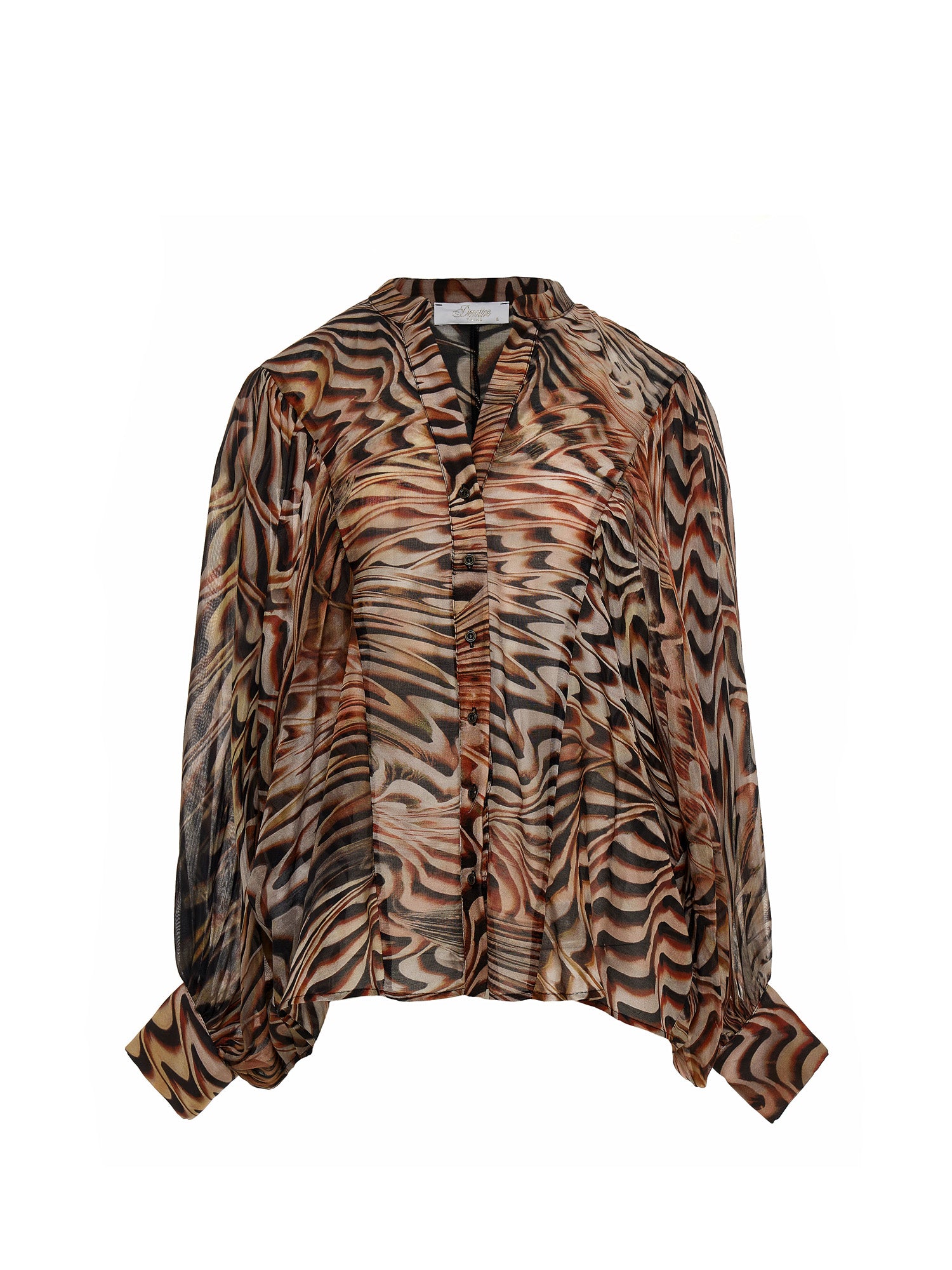 Bluse mit Animal-Print - Tempel Hamburg