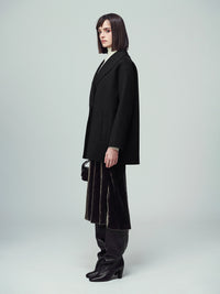 Brooklyn oversize Jacke in schwarz - Tempel Hamburg