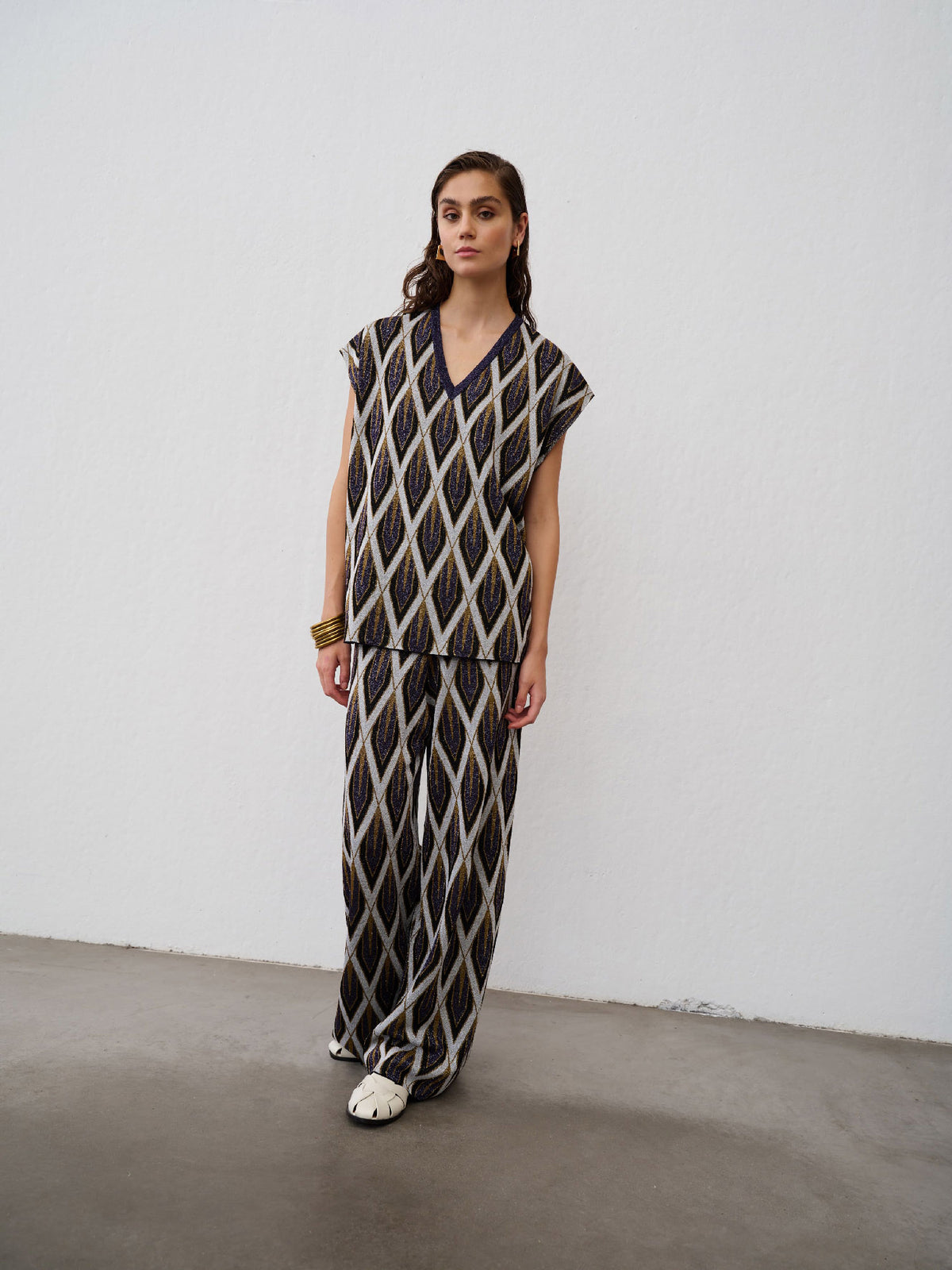 Strick-Hose im Retro Look - Tempel Hamburg
