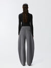 Wide-Leg-Hose mit leicht geschwungenem Bein - Tempel Hamburg