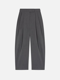 Wide-Leg-Hose mit leicht geschwungenem Bein - Tempel Hamburg
