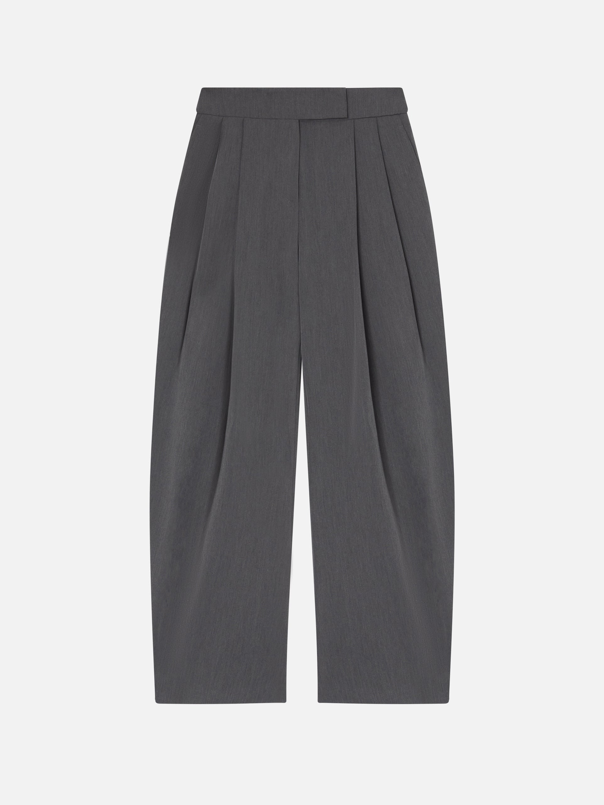 Wide-Leg-Hose mit leicht geschwungenem Bein - Tempel Hamburg