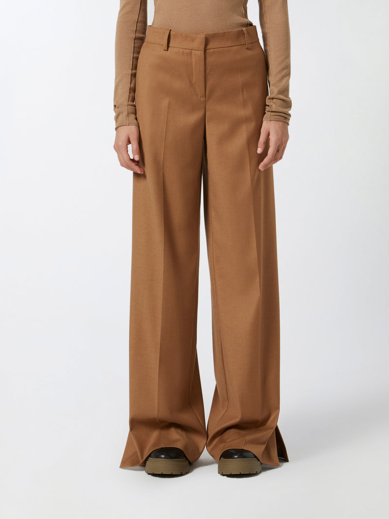 Palazzo-Hose für Damen aus weichem Flanell - Tempel Hamburg