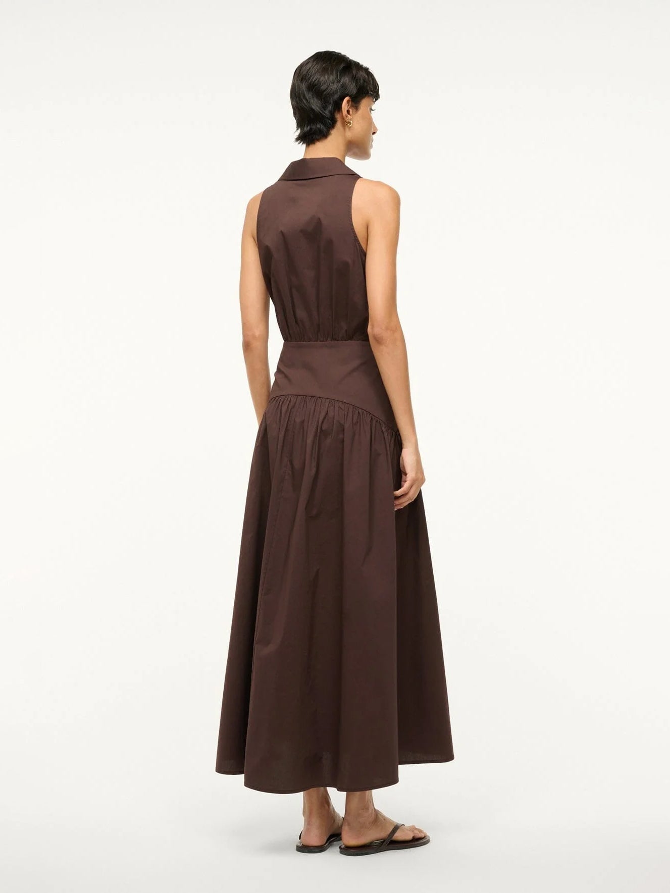 Midikleid in dunkelbraun - Tempel Hamburg