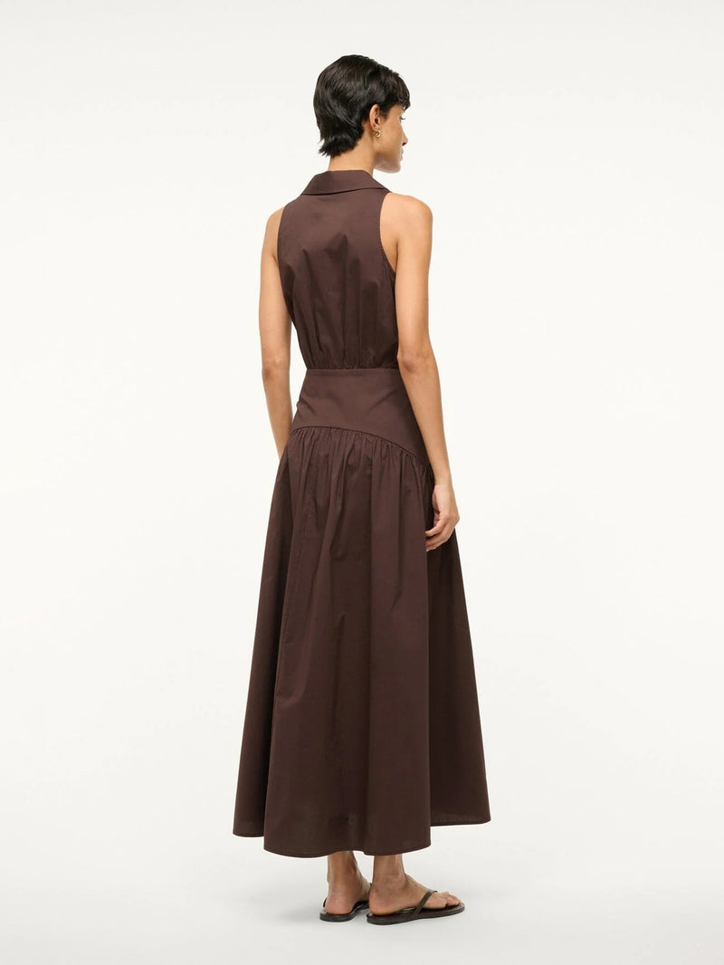 Midikleid in dunkelbraun - Tempel Hamburg