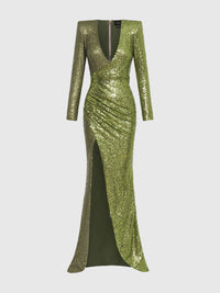 Abendkleid aus Pailletten - Tempel Hamburg