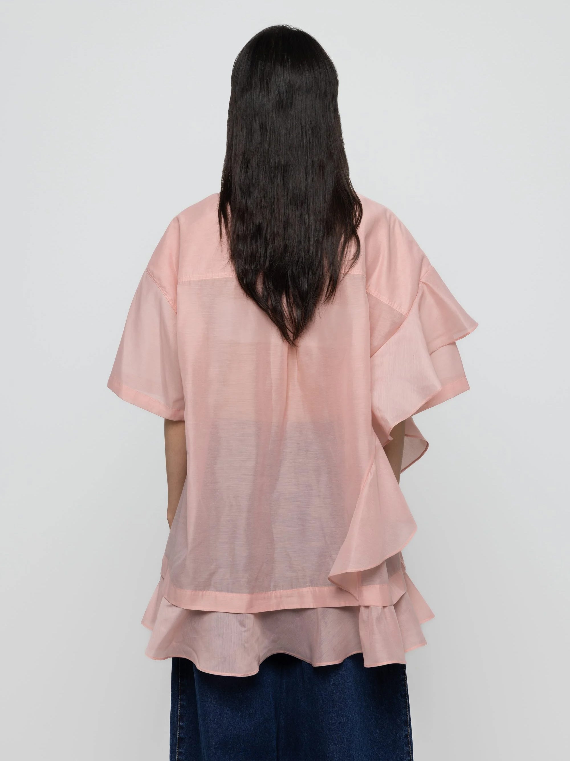 Oversized Rüschen-Hemd - Tempel Hamburg