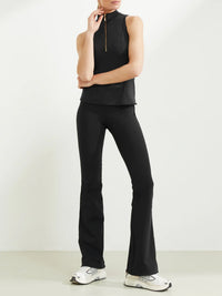 Celine Flared Legging in schwarz