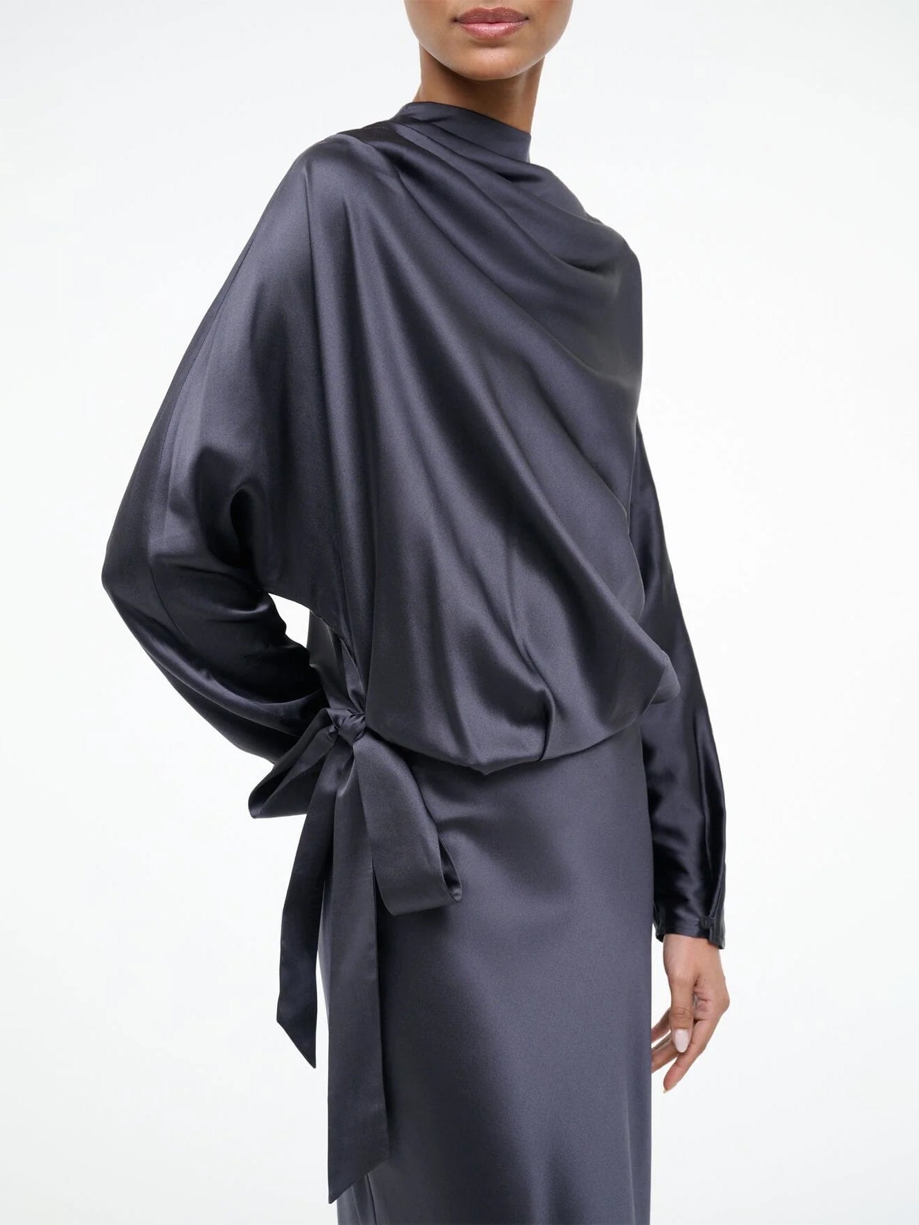 Abendkleid aus Seide in nocturne