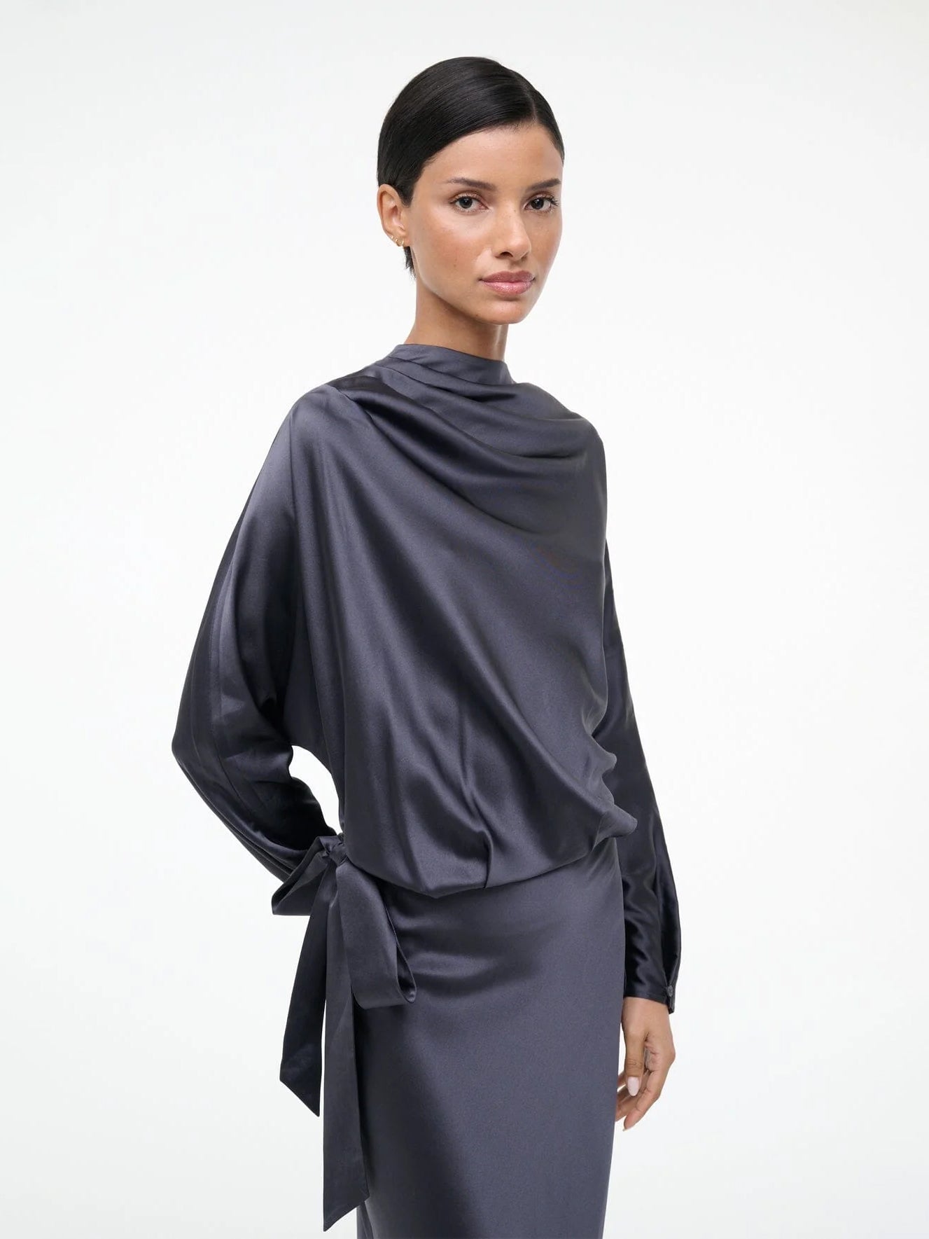 Abendkleid aus Seide in nocturne