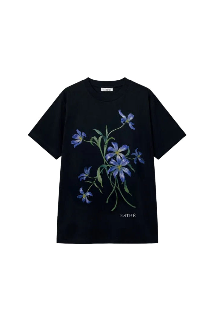 T-Shirt mit Iris Bouquet - Tempel Hamburg