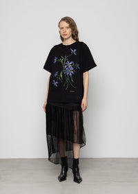 T-Shirt mit Iris Bouquet - Tempel Hamburg