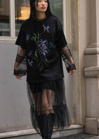T-Shirt mit Iris Bouquet - Tempel Hamburg