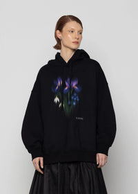 Hoodie mit Iris Bouquet - Tempel Hamburg