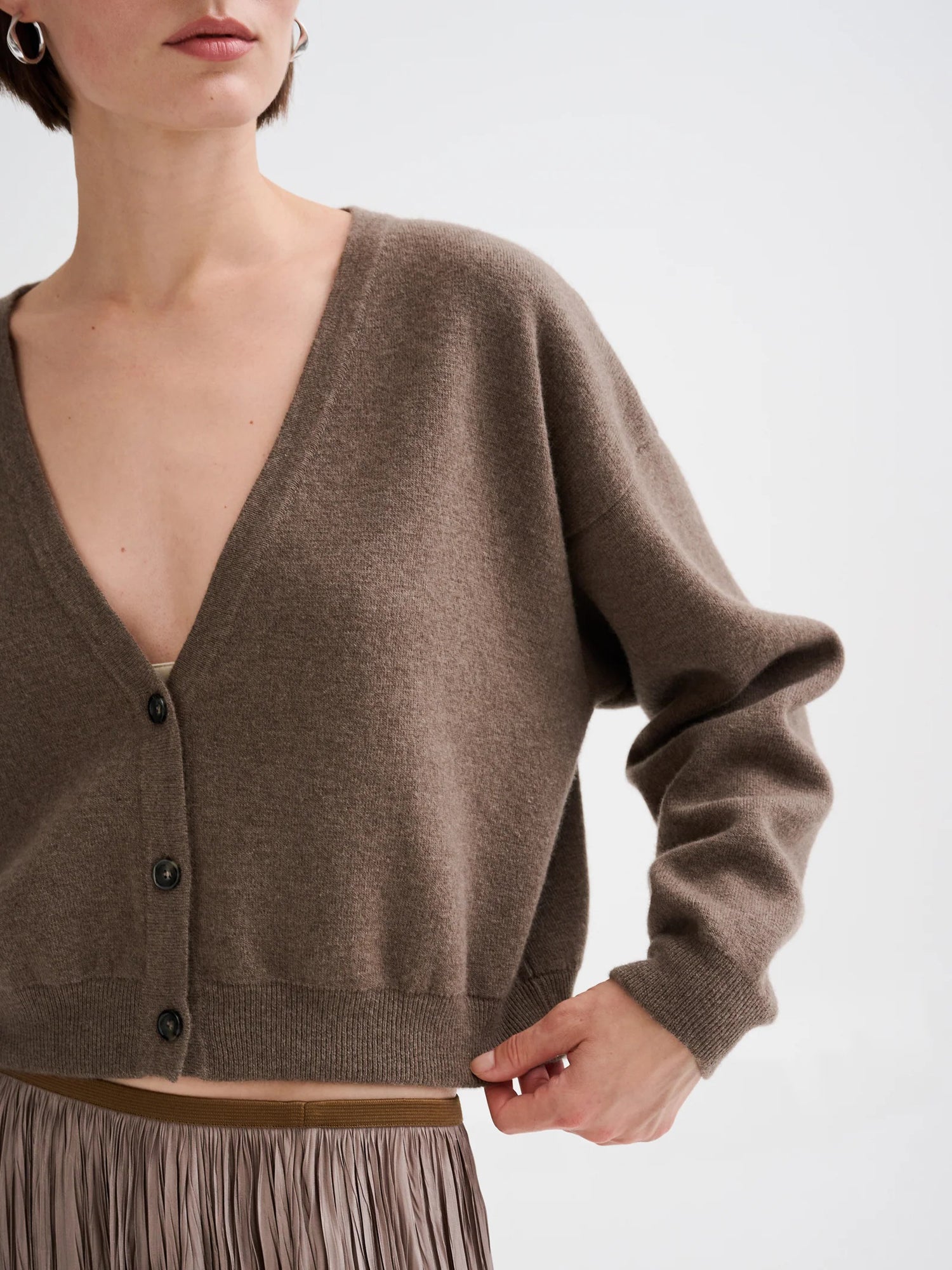 Merino Strickjacke