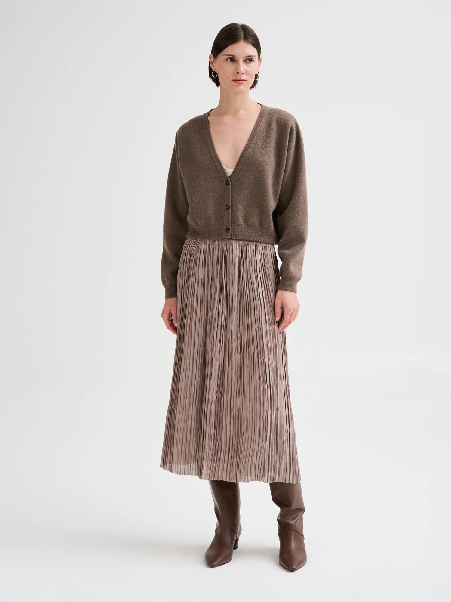 Merino Strickjacke