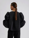 Zoey Jacke/Bolero/Bluse in schwarz