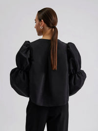 Zoey Jacke/Bolero/Bluse in schwarz