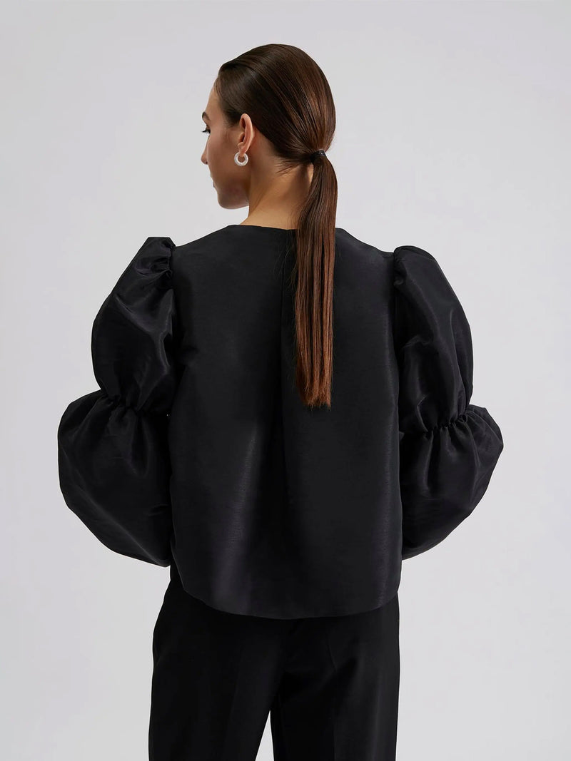 Zoey Jacke/Bolero/Bluse in schwarz