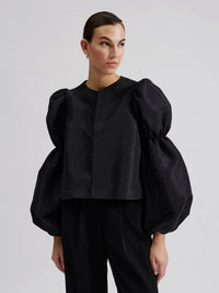 Zoey Jacke/Bolero/Bluse in schwarz