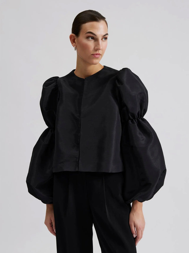 Zoey Jacke/Bolero/Bluse in schwarz