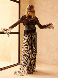 Sister Kleid mit Zebra-Druck