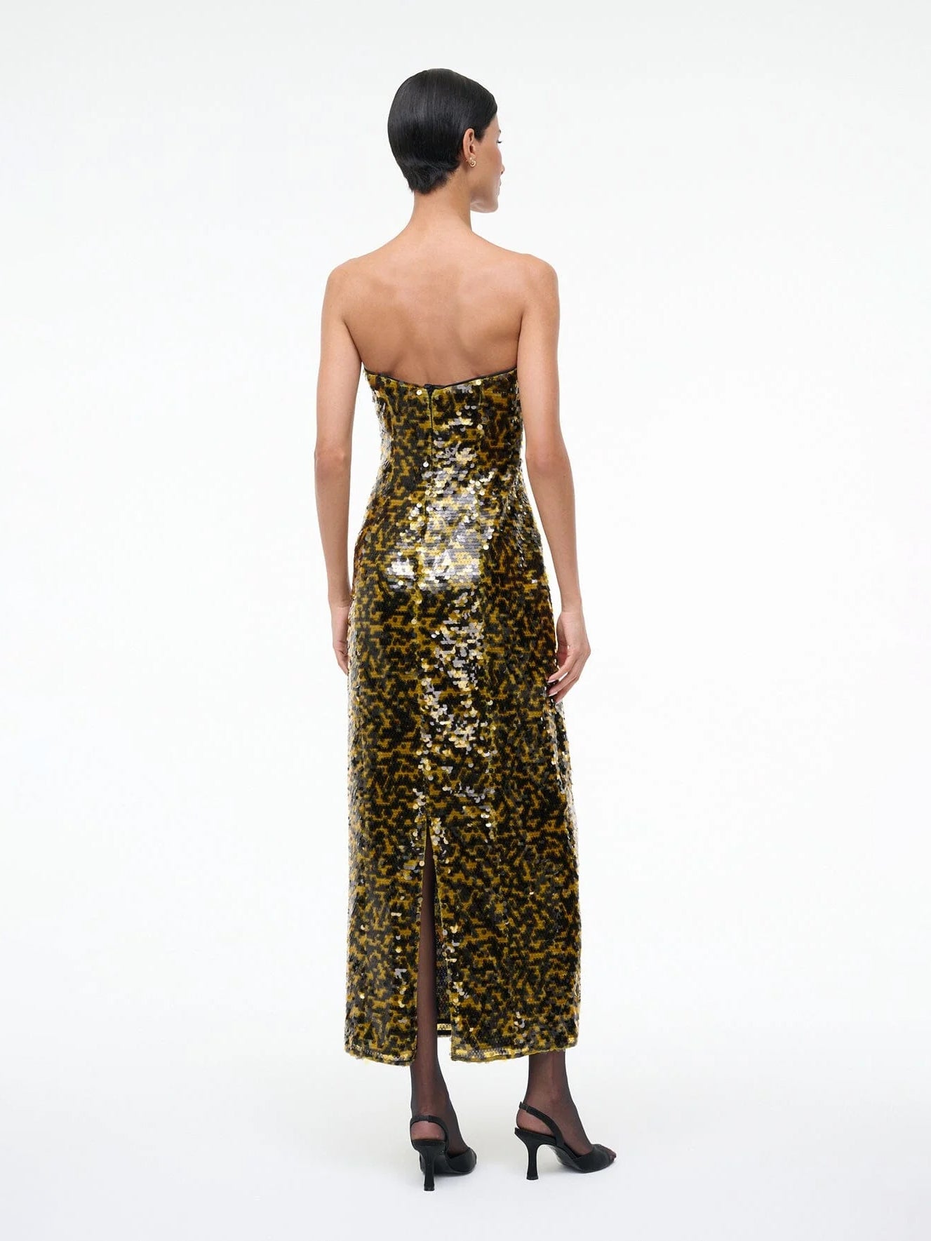 CECE Kleid Kurkuma Schwarz