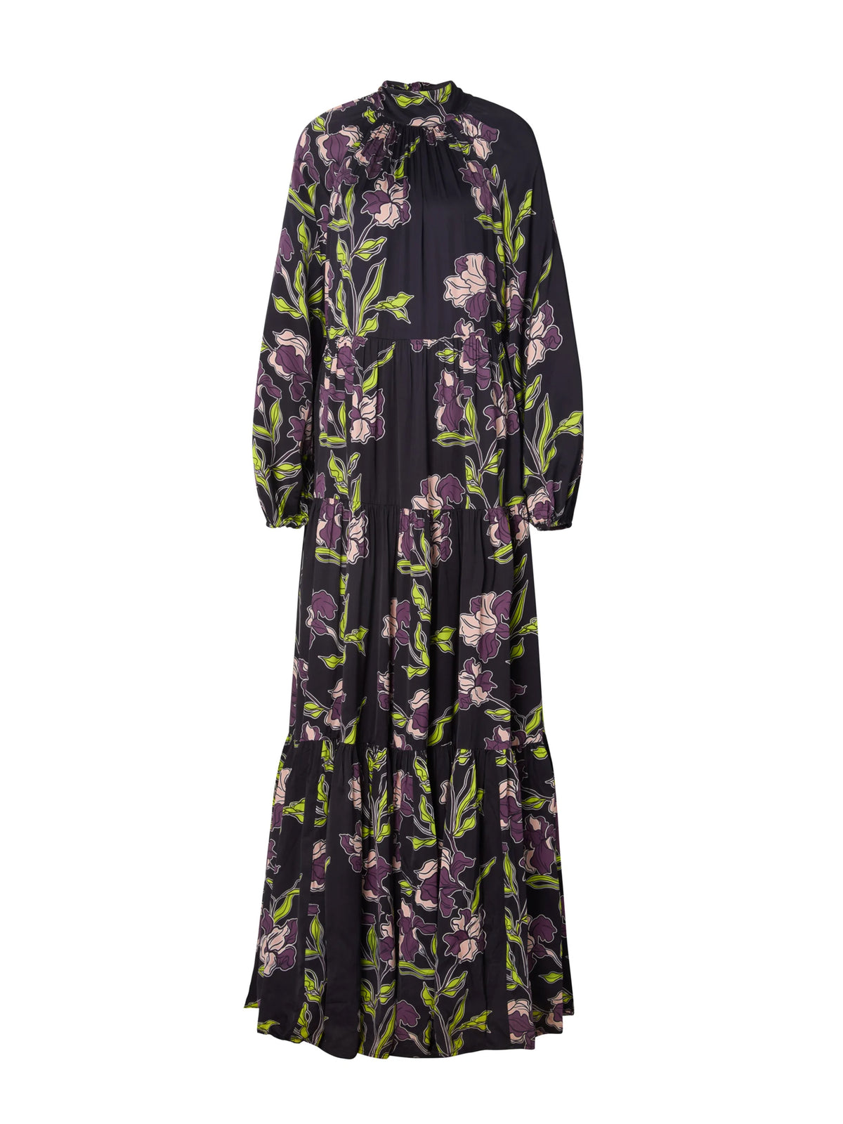 Fließendes Maxikleid mit Schleife am Rücken - Tempel Hamburg