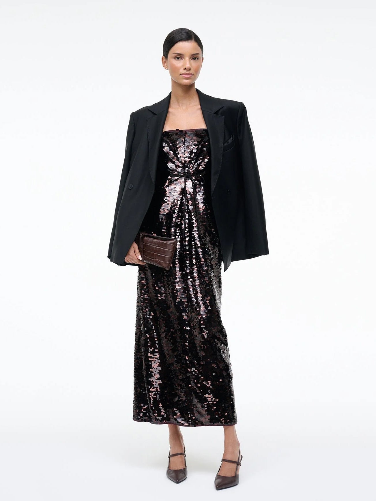 CECE Kleid Espresso Schwarz