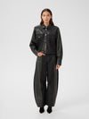 Barrel-Jeans in black