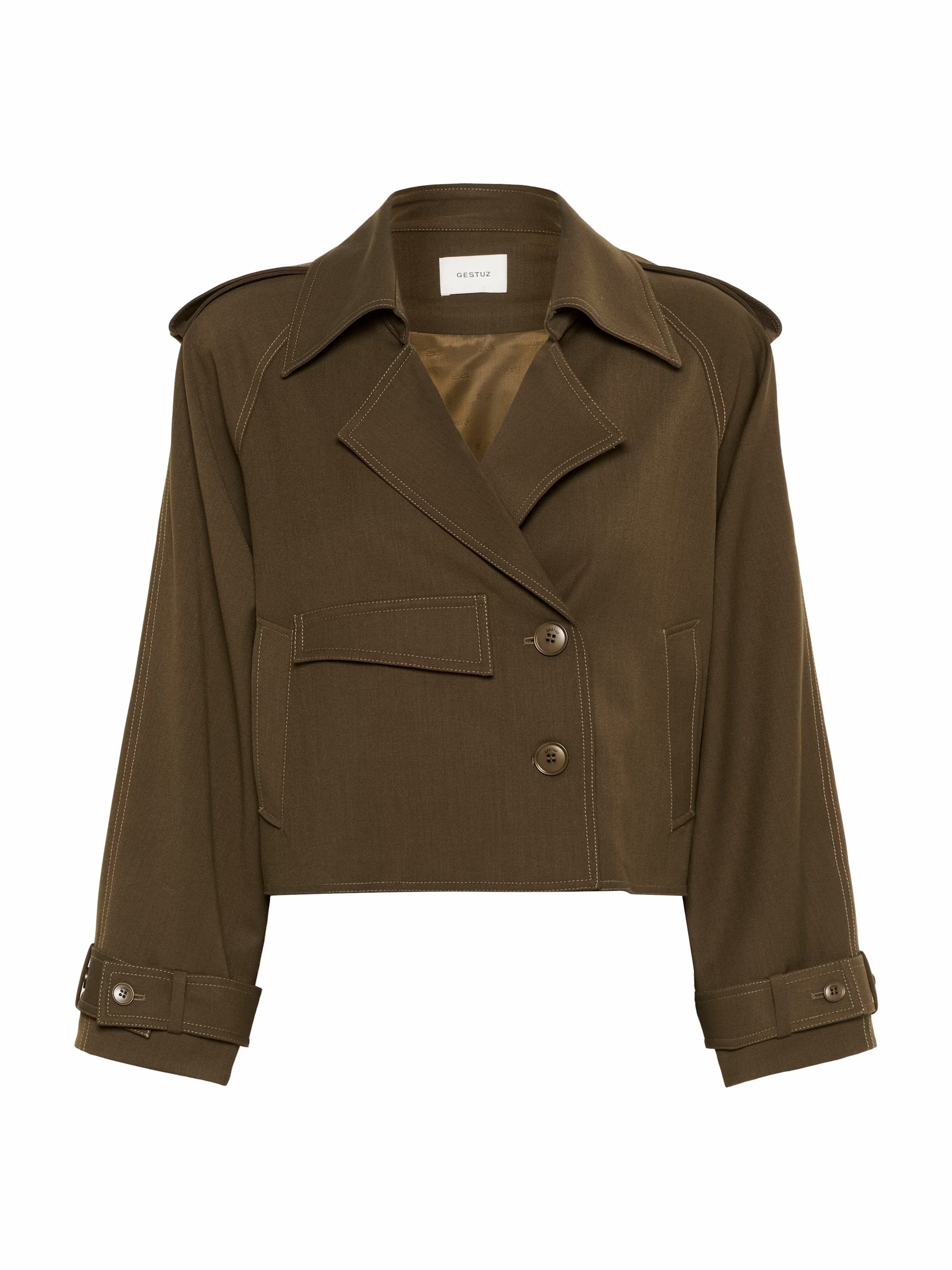 Cropped-Trench-Blouson