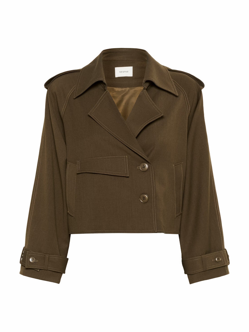Cropped-Trench-Blouson