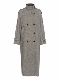 Oversize Mantel mit Pipita-Muster