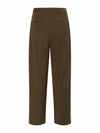 Bundfaltenhose in Dark Beech