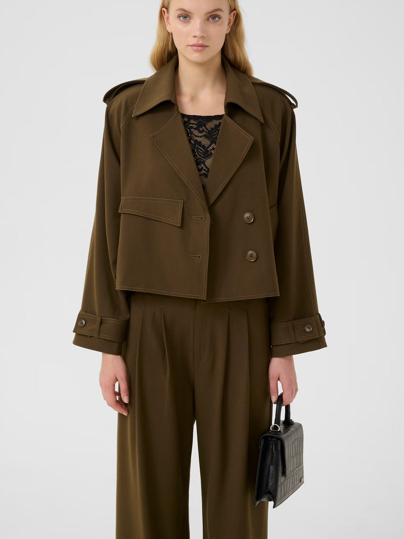 Cropped-Trench-Blouson