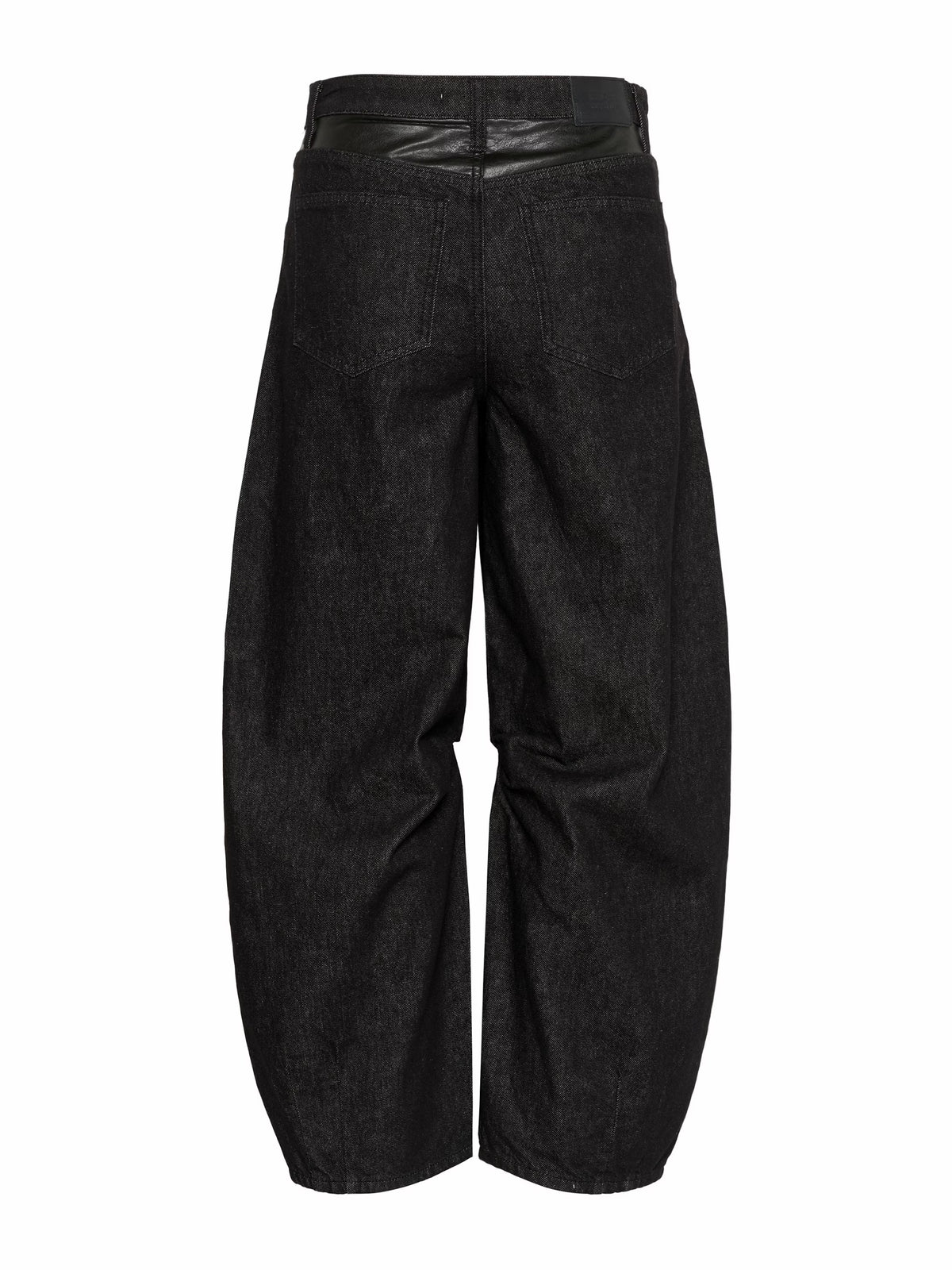 Barrel-Jeans in black