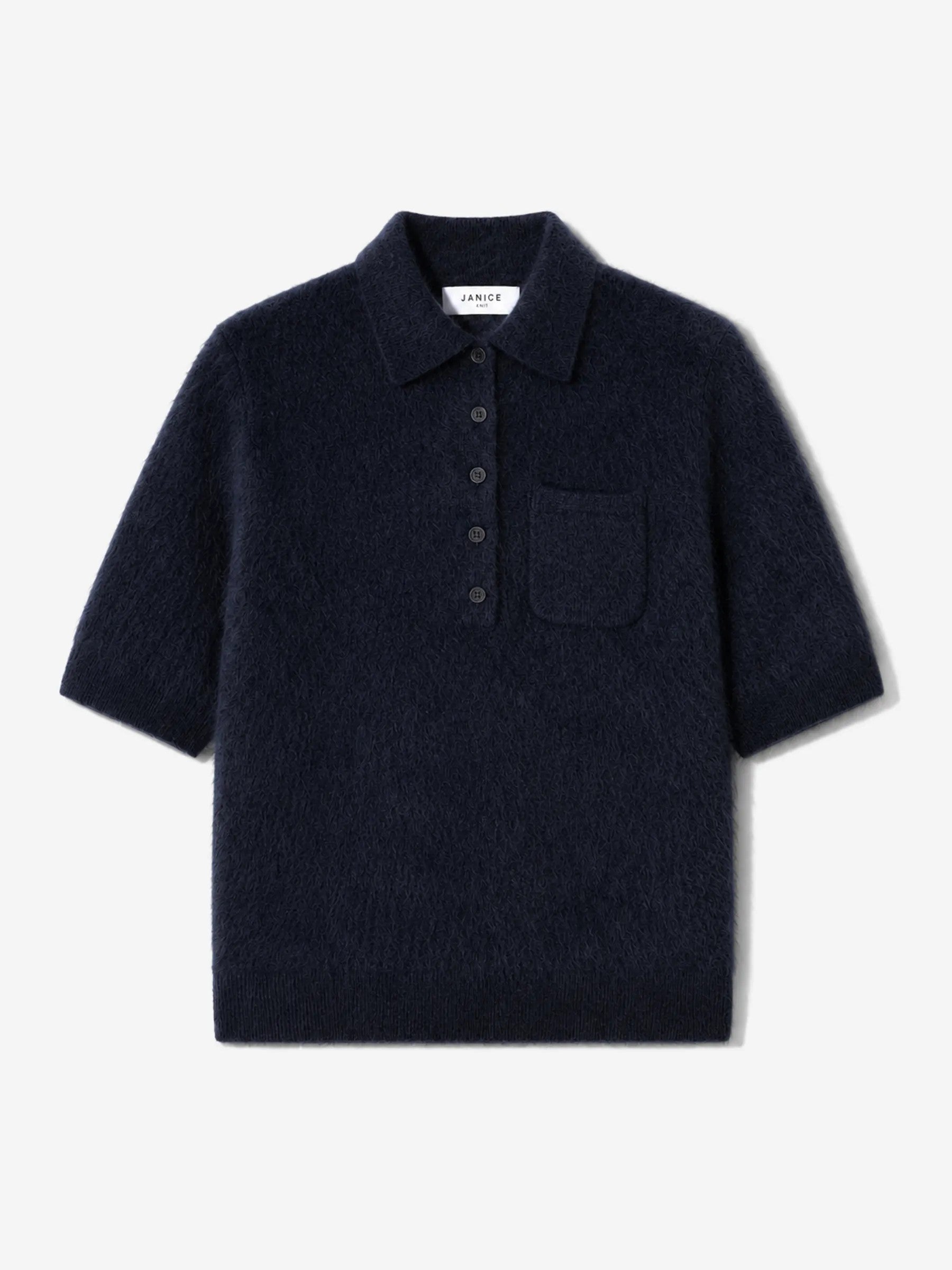 Pullover mit Polo-Kragen