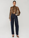 Bluse mit Animal-Print