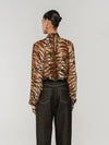 Bluse mit Animal-Print