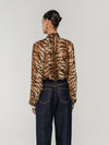 Bluse mit Animal-Print