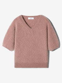 Pullover aus gebrushter Wolle