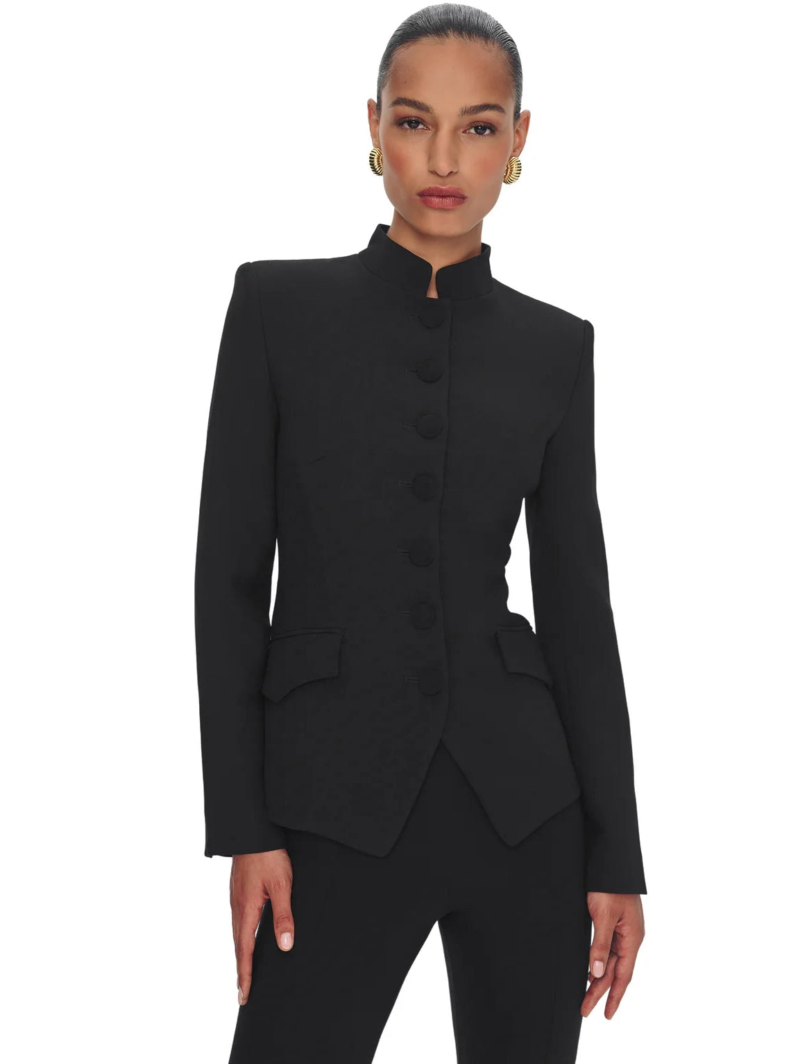 Hochgeknöpfter taillierter Blazer