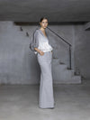 Ballonbluse im Ombre-Look